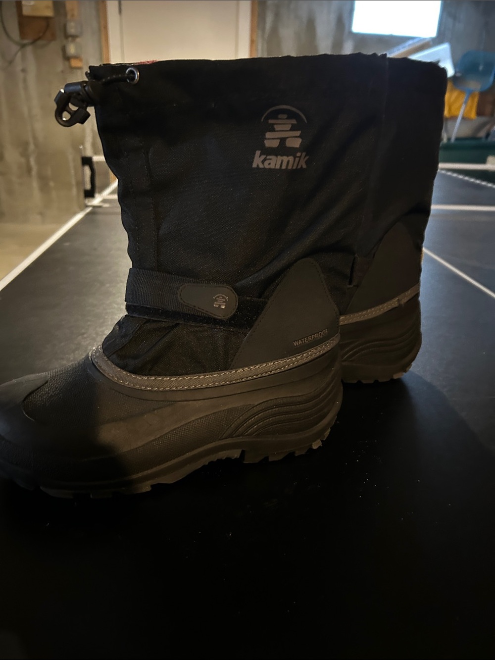 Kamik Black Men's Waterproof Snow Boots
